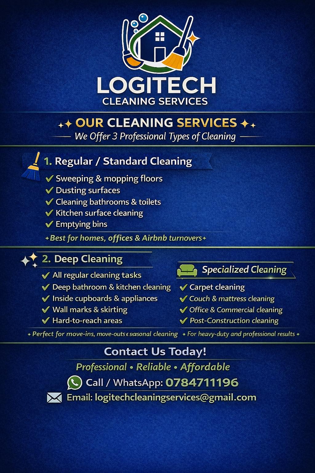 LogiTech Cleaning advert 3